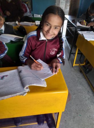 Mamta Gelal is a talented student who has been promoted to class 6 with flying colors.