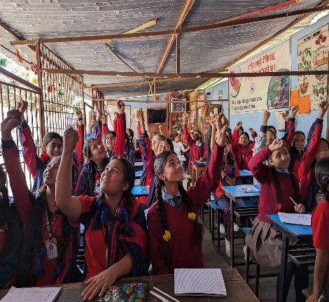 Menstrual Hygiene Awareness Program at Welfare Academy, in collaboration with Days For Girls Nepal (5)