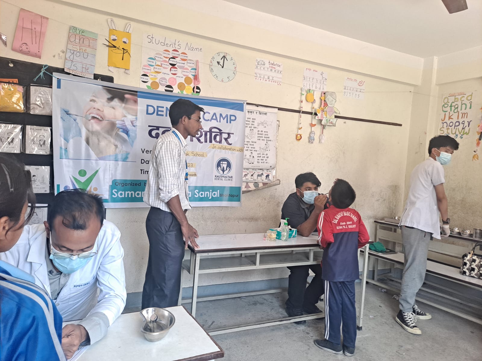 Samarpan Yuwa Sanjal organized a dental checkup camp for the children of Bal Binayak School in collaboration with Kausaltar Dental Clinic (2)